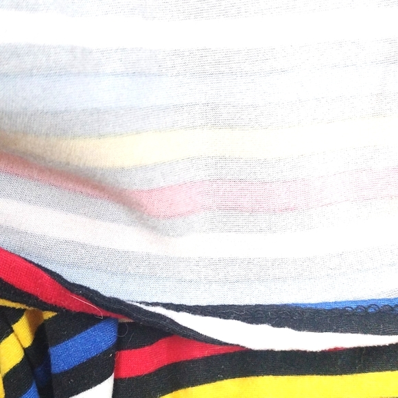 Striped Knot Crop Tee - Picture 6 of 7